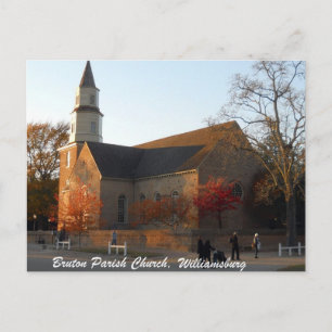Postal Iglesia de Bruton Parish, Williamsburg
