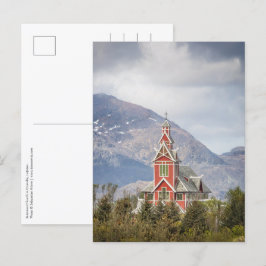 Postal Iglesia de Buksnes Lofoten Noruega