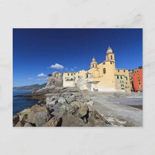 Postal Iglesia de Camogli (Anverso)