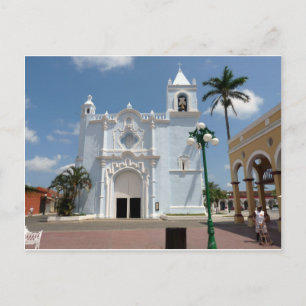 Postal Iglesia de Candelaria-Tlacotalpan, Veracruz