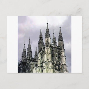Postal Iglesia de Canterbury de Inglaterra espiral El MUS