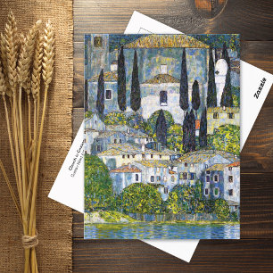 Postal Iglesia de Cassone, Gustav Klimt