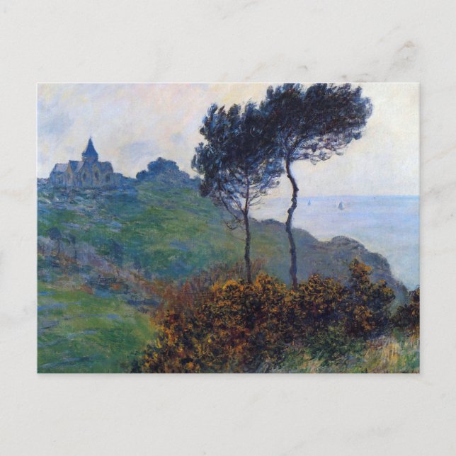 Postal Iglesia de Claude Monet en Varengeville (Anverso)