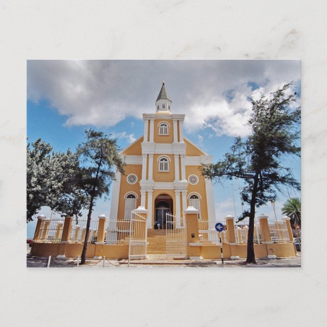 Postal Iglesia de Curacao (Anverso)