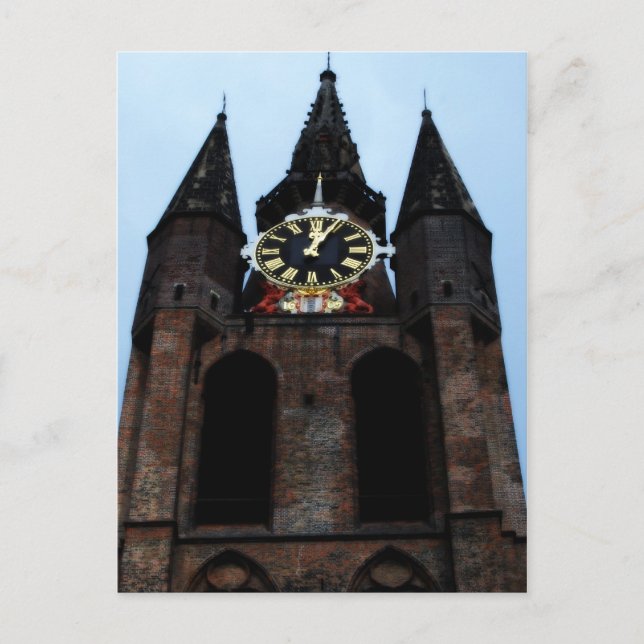 Postal Iglesia de Delft (Anverso)