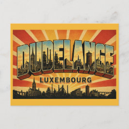 Postal Iglesia de Dudelange Luxemburgo