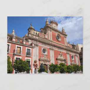 Postal Iglesia de El Salvador en Sevilla