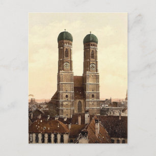 Postal Iglesia de Frauen (es decir, Frauenkirche), Munich