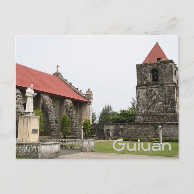 Postal Iglesia de Guiuan (Anverso)