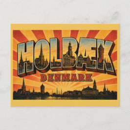 Postal Iglesia de Holbæk Dinamarca