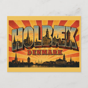 Postal Iglesia de Holbæk Dinamarca