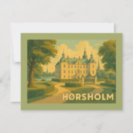 Postal Iglesia de Hørsholm, Dinamarca