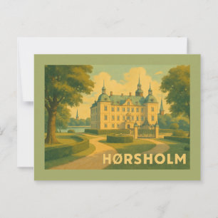 Postal Iglesia de Hørsholm, Dinamarca