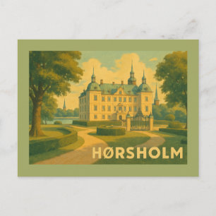 Postal Iglesia de Hørsholm, Dinamarca