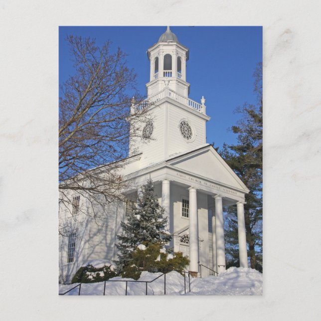 Postal Iglesia de Invierno (Anverso)