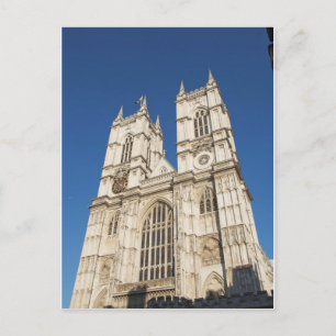 Postal Iglesia de la Abadía Westminster en Londres Reino 