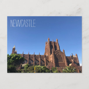 Postal iglesia de la catedral de Newcastle