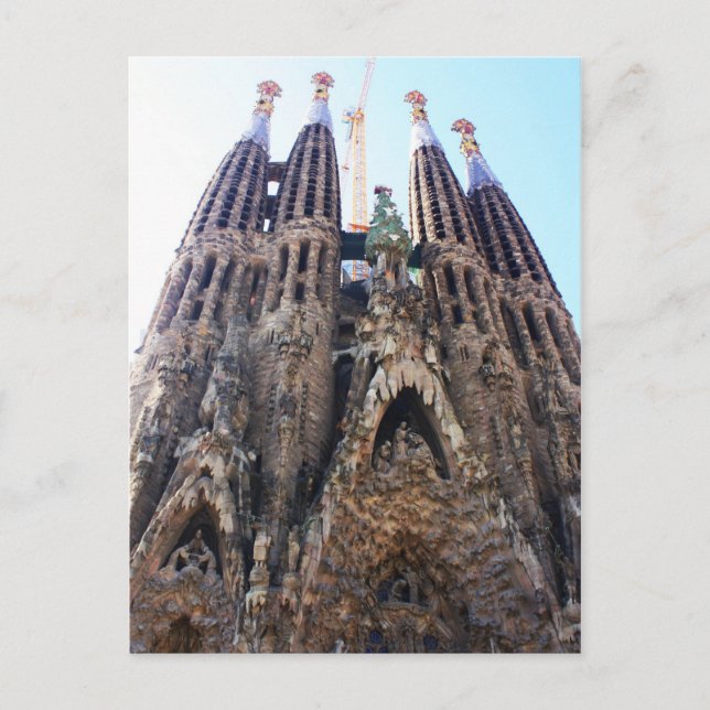 Postal Iglesia de la Sagrada Familia (Anverso)