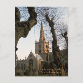 Postal Iglesia de la Santísima Trinidad, Stratford sobre 