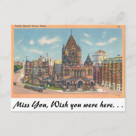 Postal Iglesia de la Trinidad, Boston, Massachusetts