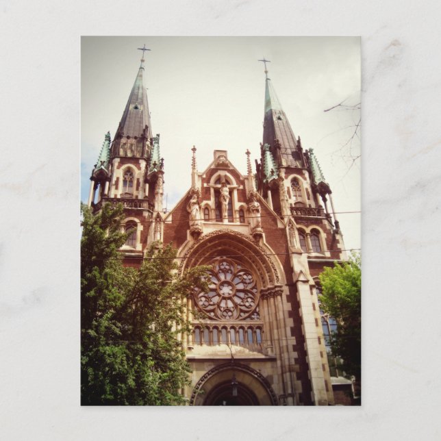 Postal Iglesia de los santos Olga y Elizabeth (Anverso)