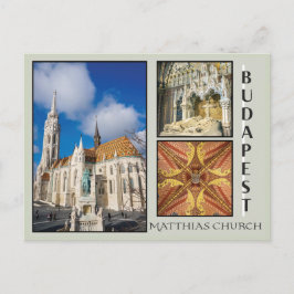 Postal Iglesia de Matthias