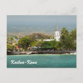 Postal Iglesia de Mokuaikaua en Kailua Kona Isla Grande H
