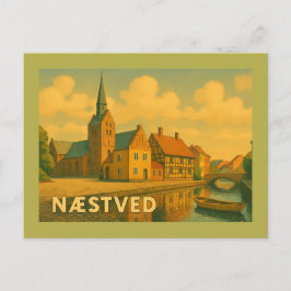 Postal Iglesia de Næstved Dinamarca