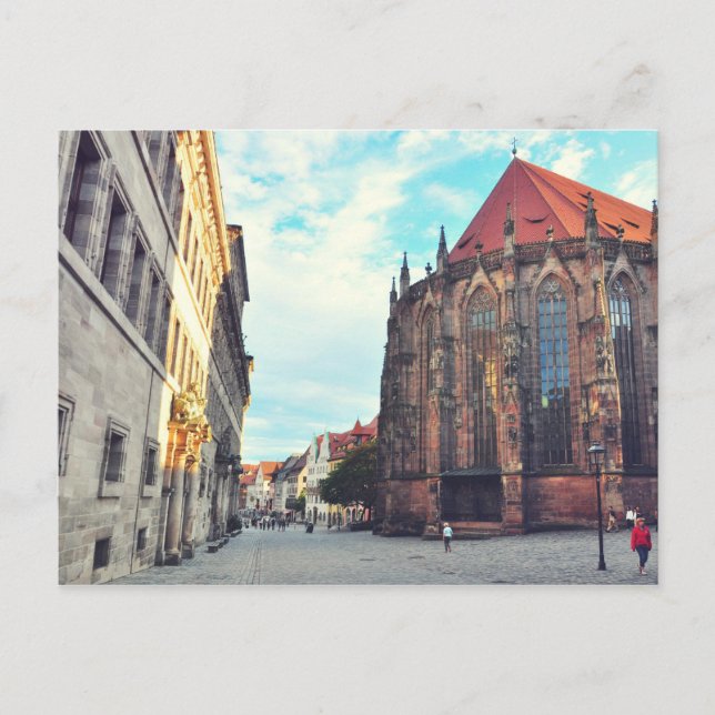 Postal Iglesia de Nuremberg (Anverso)