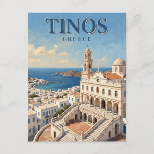 Postal Iglesia de Panagia Evangelistria Tinos Grecia