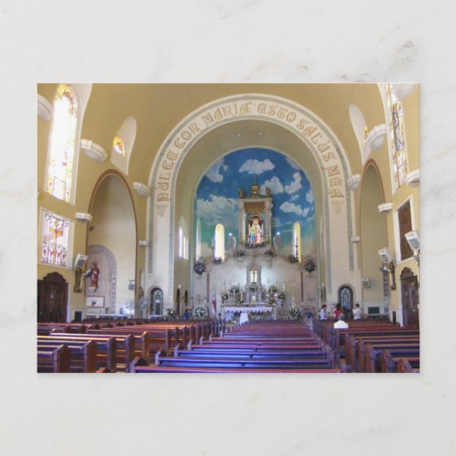 Postal Iglesia de Panamá (postal) (Anverso)
