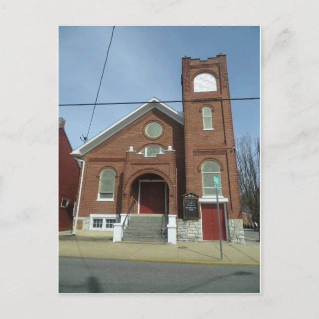 Postal Iglesia de Pensilvania (Anverso)