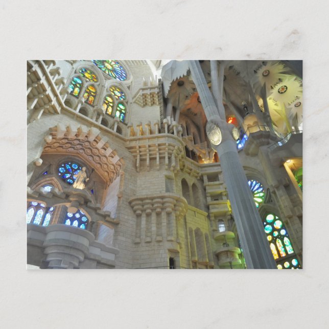 Postal Iglesia de Sagrada Familia del La (Anverso)