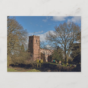 Postal Iglesia de San Botolfo, Rugby, Warwickshire
