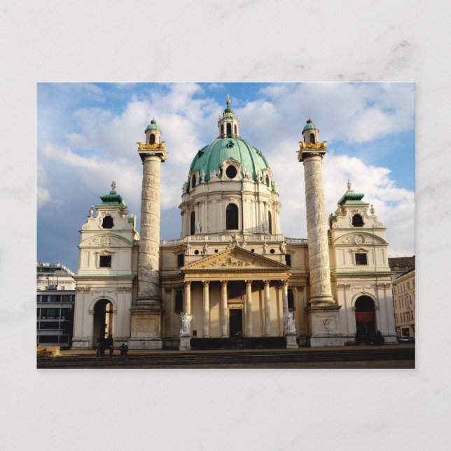 Postal Iglesia de San Carlos (Anverso)