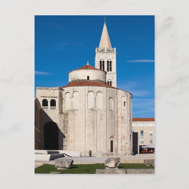Postal Iglesia de San Donato en Zadar (Anverso)