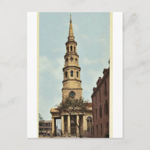 Postal Iglesia de San Felipe, Charleston, S.C. imagen clá