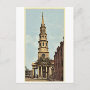 Postal Iglesia de San Felipe, Charleston, S.C. imagen clá