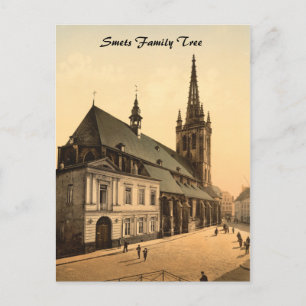 Postal Iglesia de San Gertrude, Louvain, Bélgica