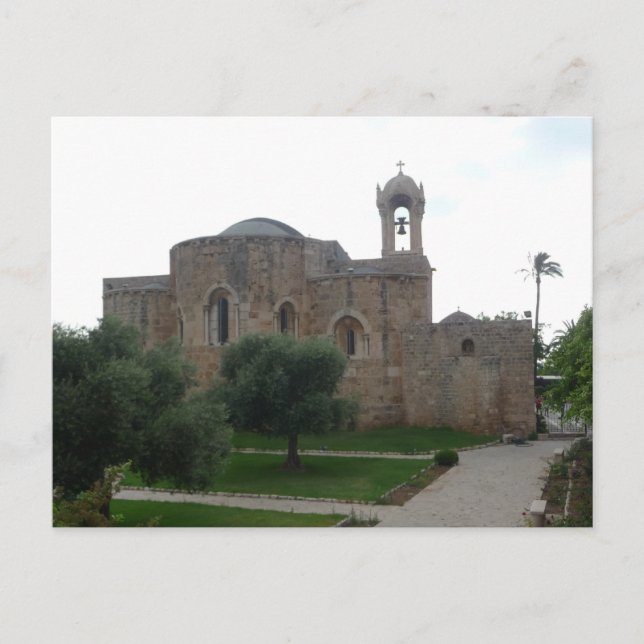 Postal Iglesia de San Juan Líbano (Anverso)