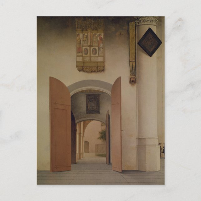 Postal Iglesia de San Laurens, Alkmaar, 1661 (Anverso)