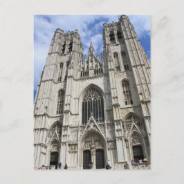 Postal Iglesia de San Miguel de Bruselas Postcard Bélgica
