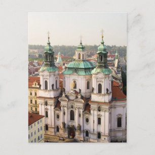 Postal Iglesia de San Nicolás en Praga