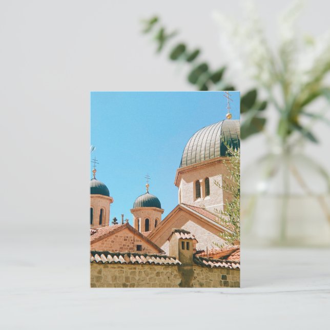 Postal Iglesia de San Nicolás - Kotor - Montenegro (Anverso de pie)