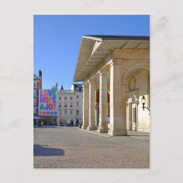 Postal Iglesia de San Pablo, Covent Garden, Londres Reino (Anverso)