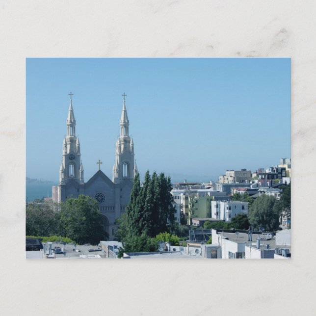 Postal Iglesia de San Pedro y Pablo (Anverso)
