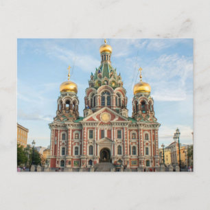 Postal Iglesia de San Petersburgo Rusia