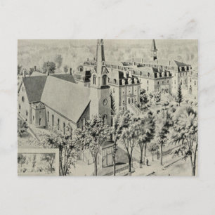 Postal Iglesia de San Rosa, Mérida