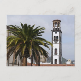 Postal Iglesia de Santa Cruz de Tenerife, Islas Canarias