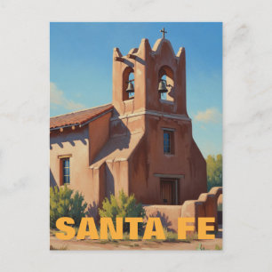 Postal Iglesia de Santa Fe Nuevo México
